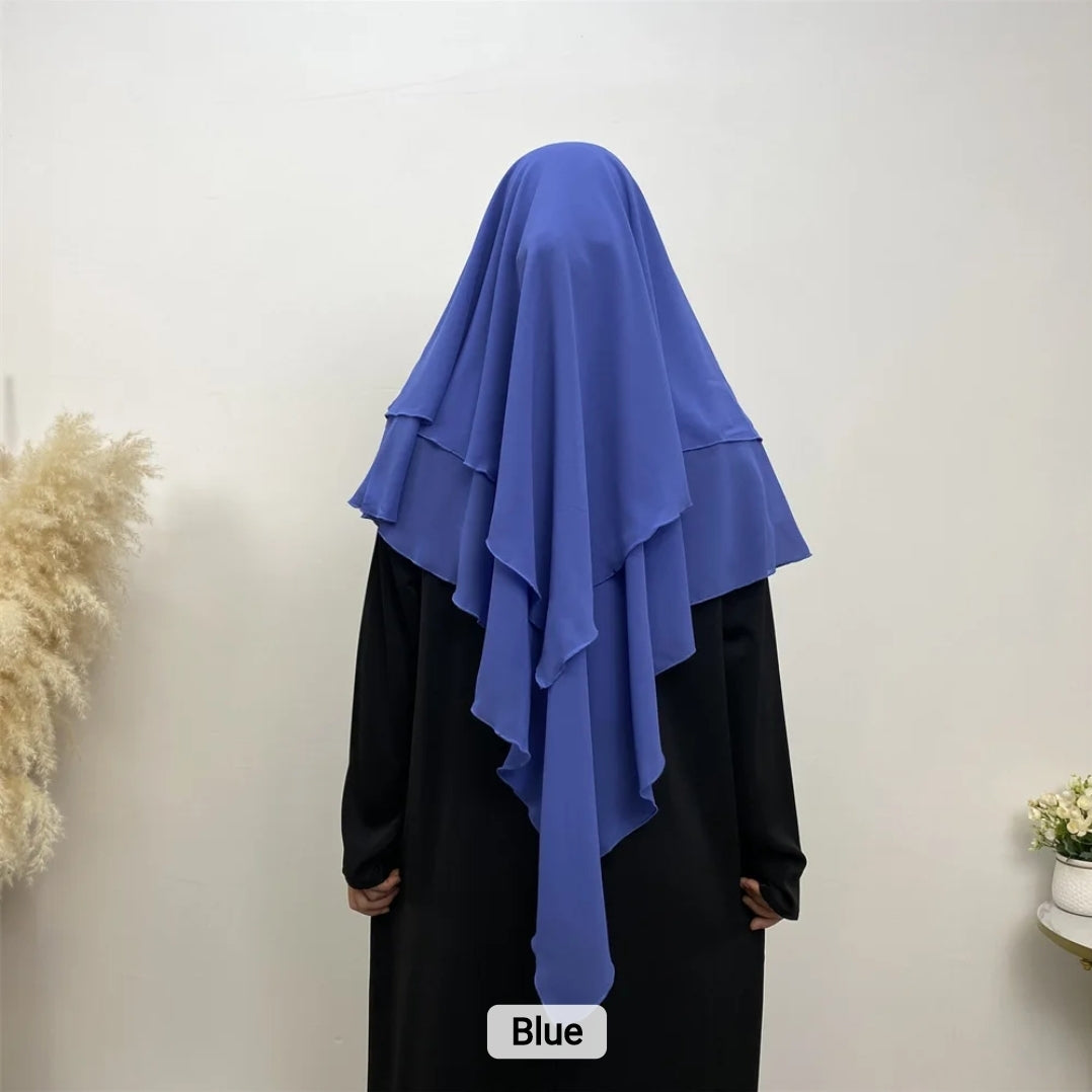 2 layer khimar Iqra