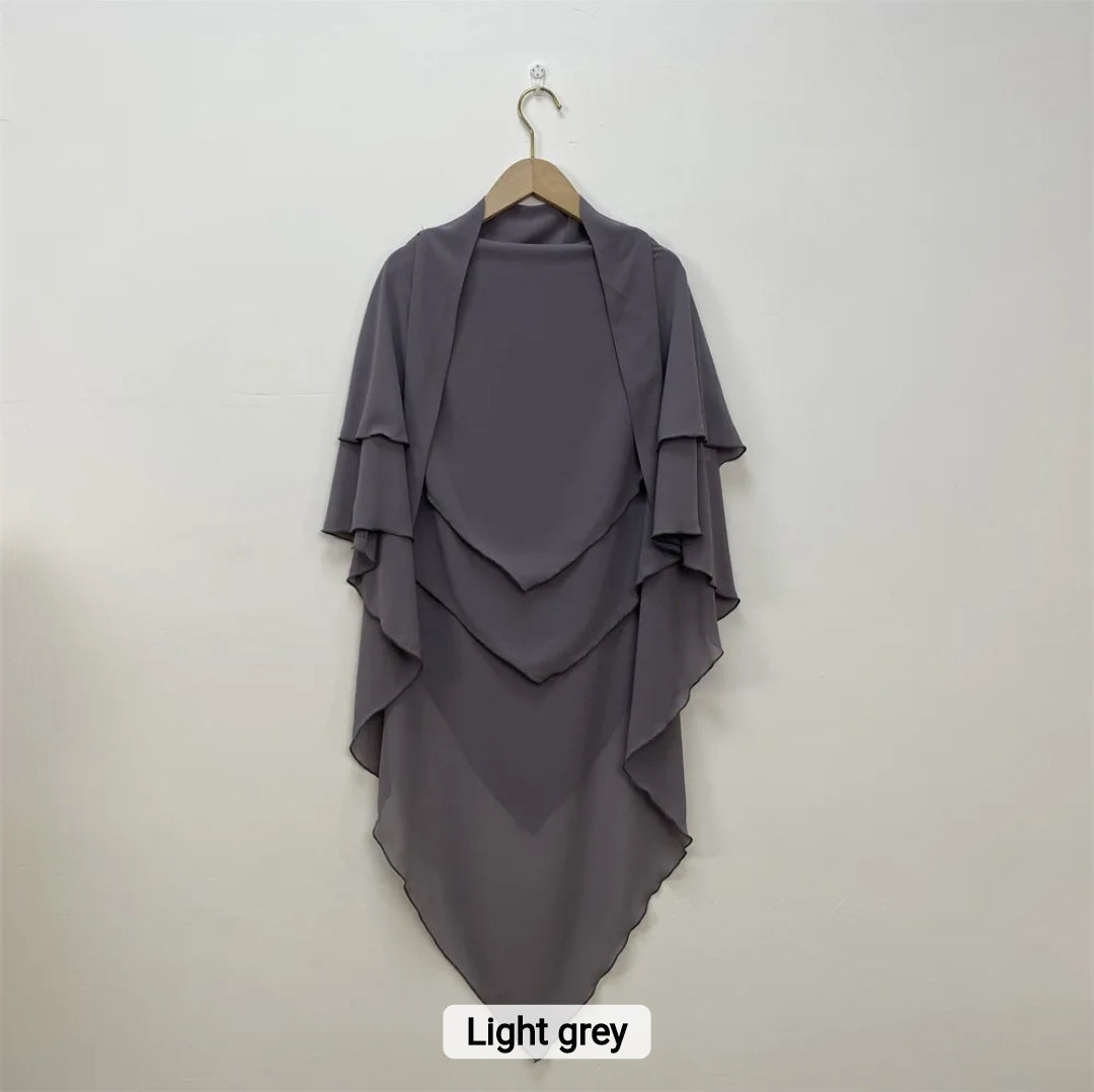 2 layer khimar Iqra