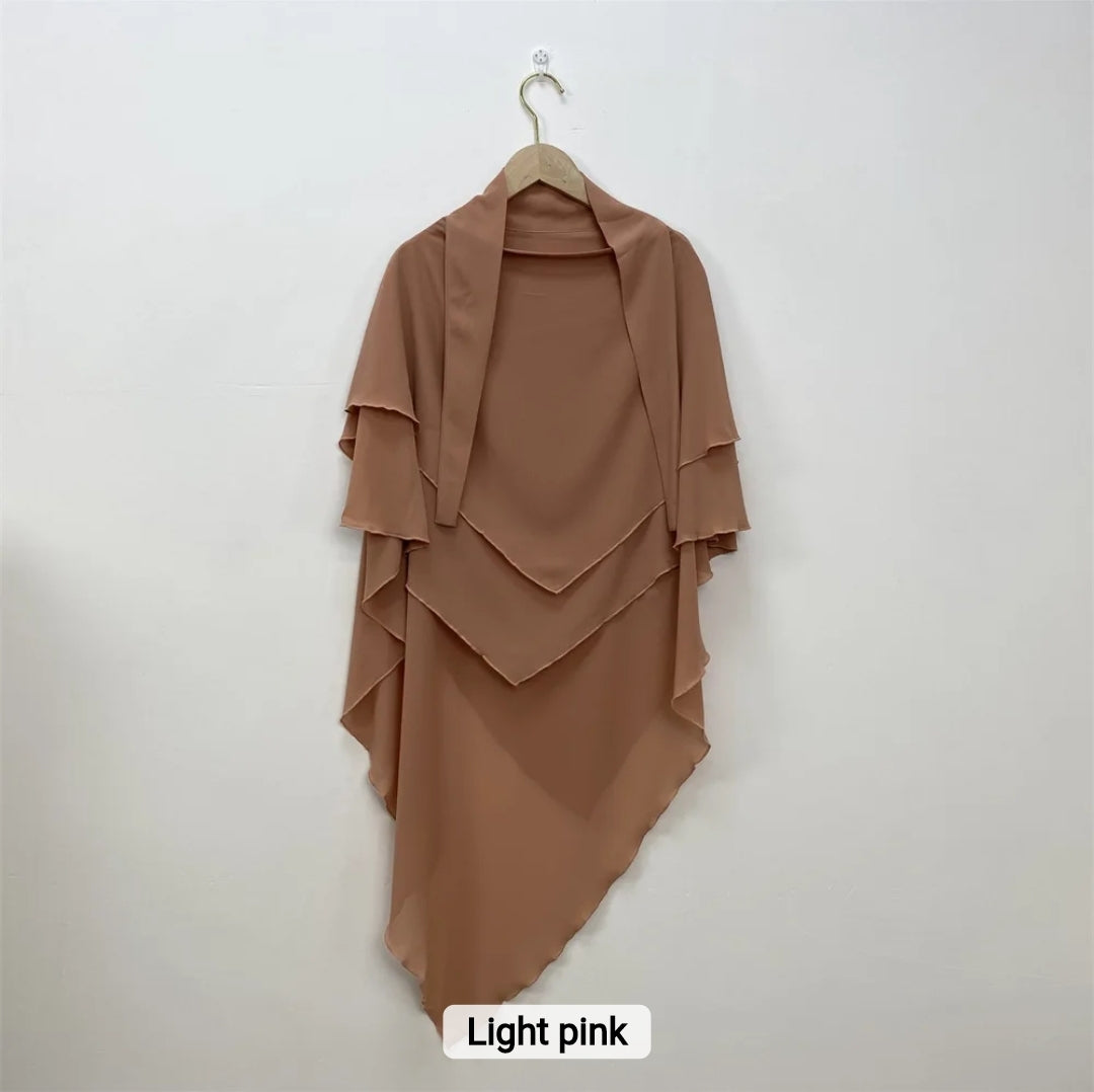 2 layer khimar Iqra