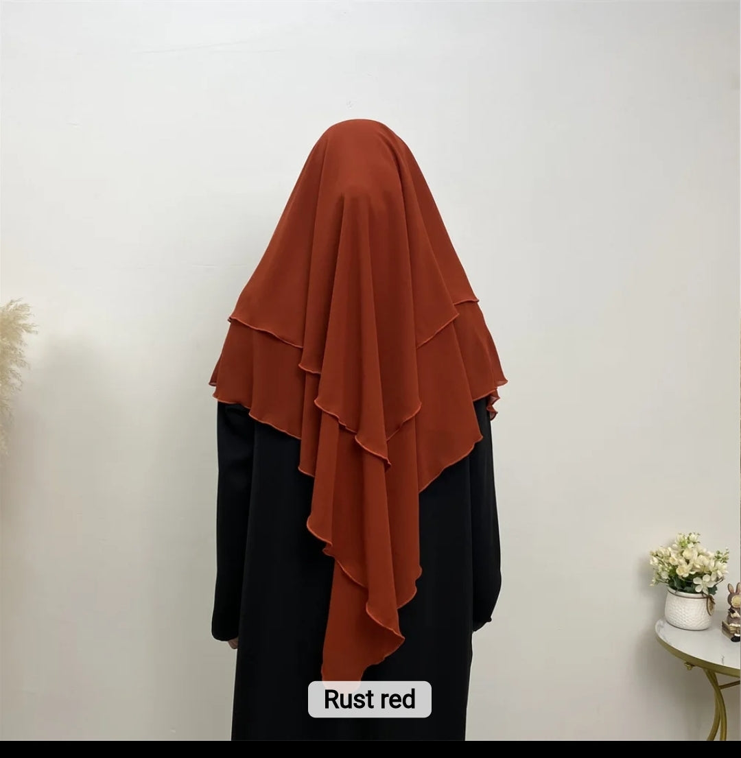 2 layer khimar Iqra