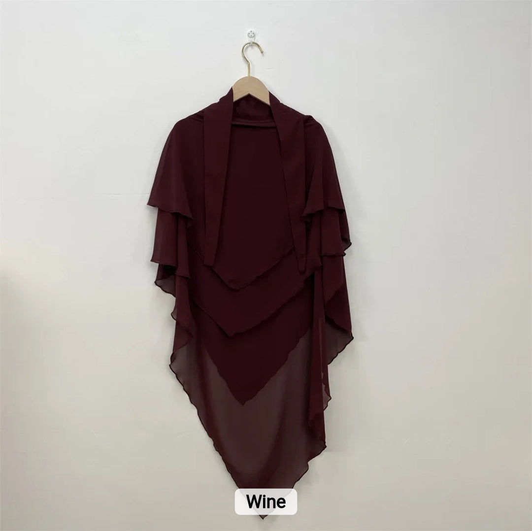 2 layer khimar Iqra