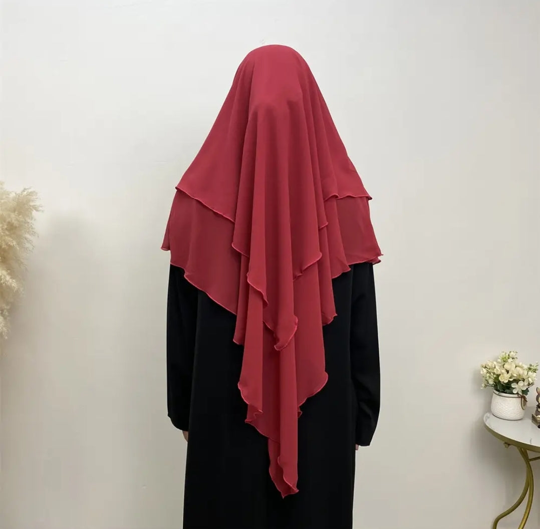 2 layer khimar Iqra