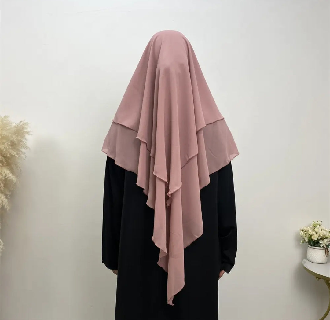 2 layer khimar Iqra