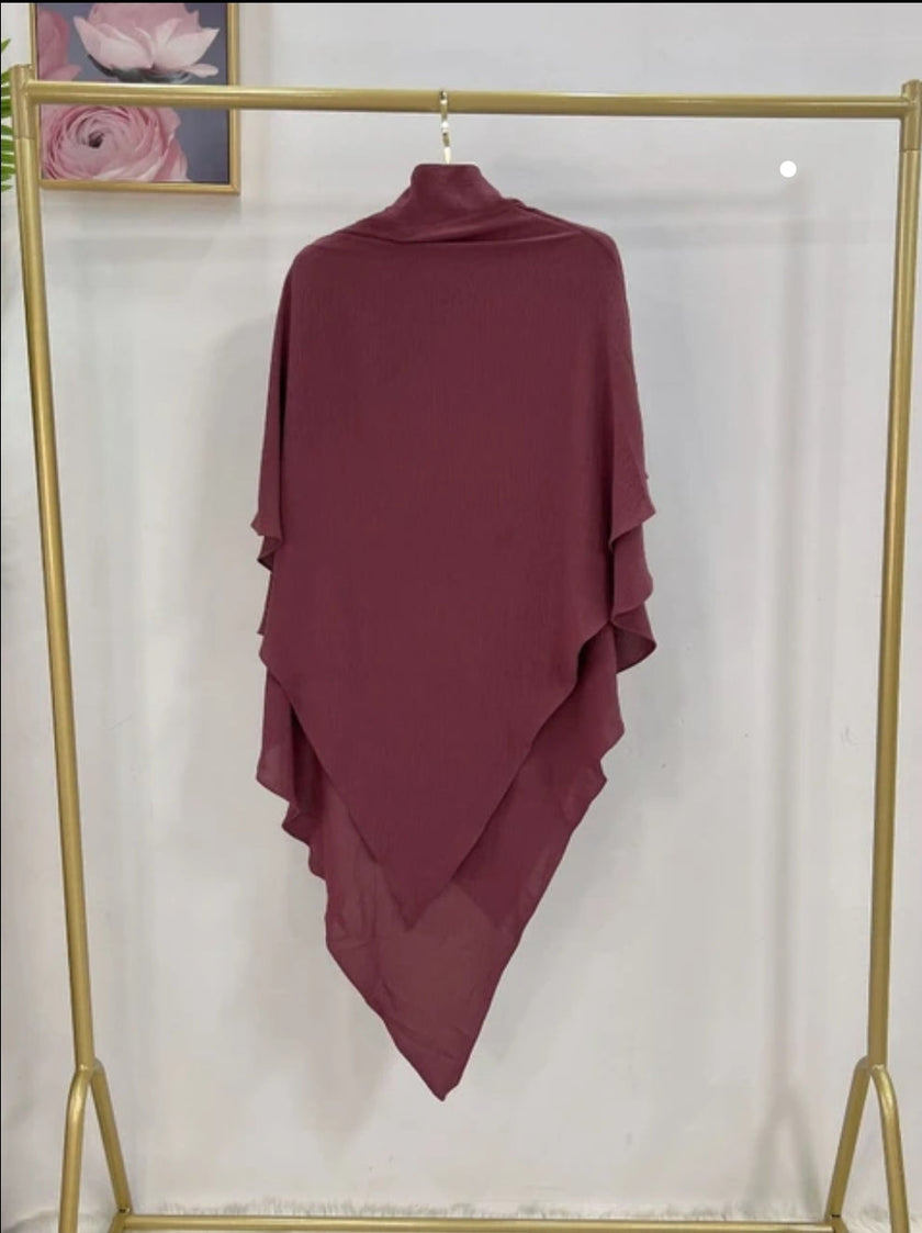 1 layer Khimar Sana