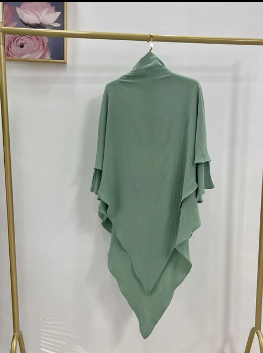 2 layer Khimar Afiya