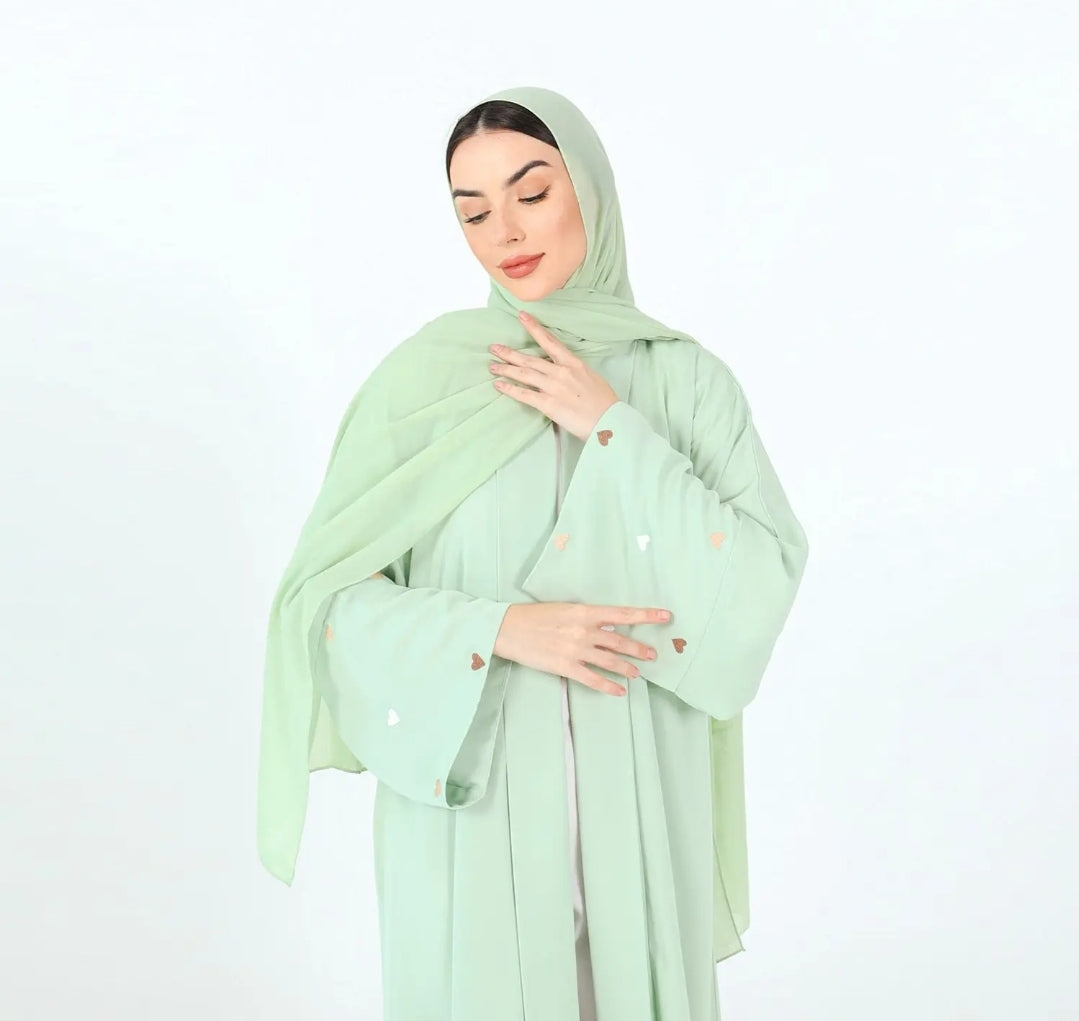 Heart abaya