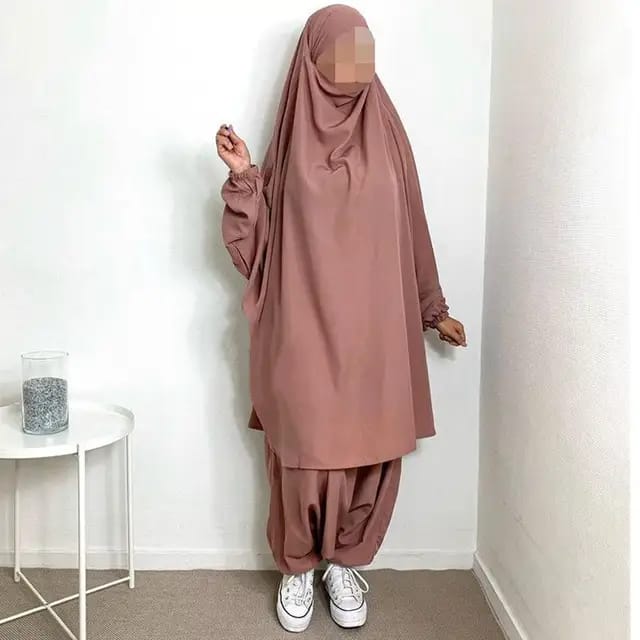 Jilbab discount rose pale