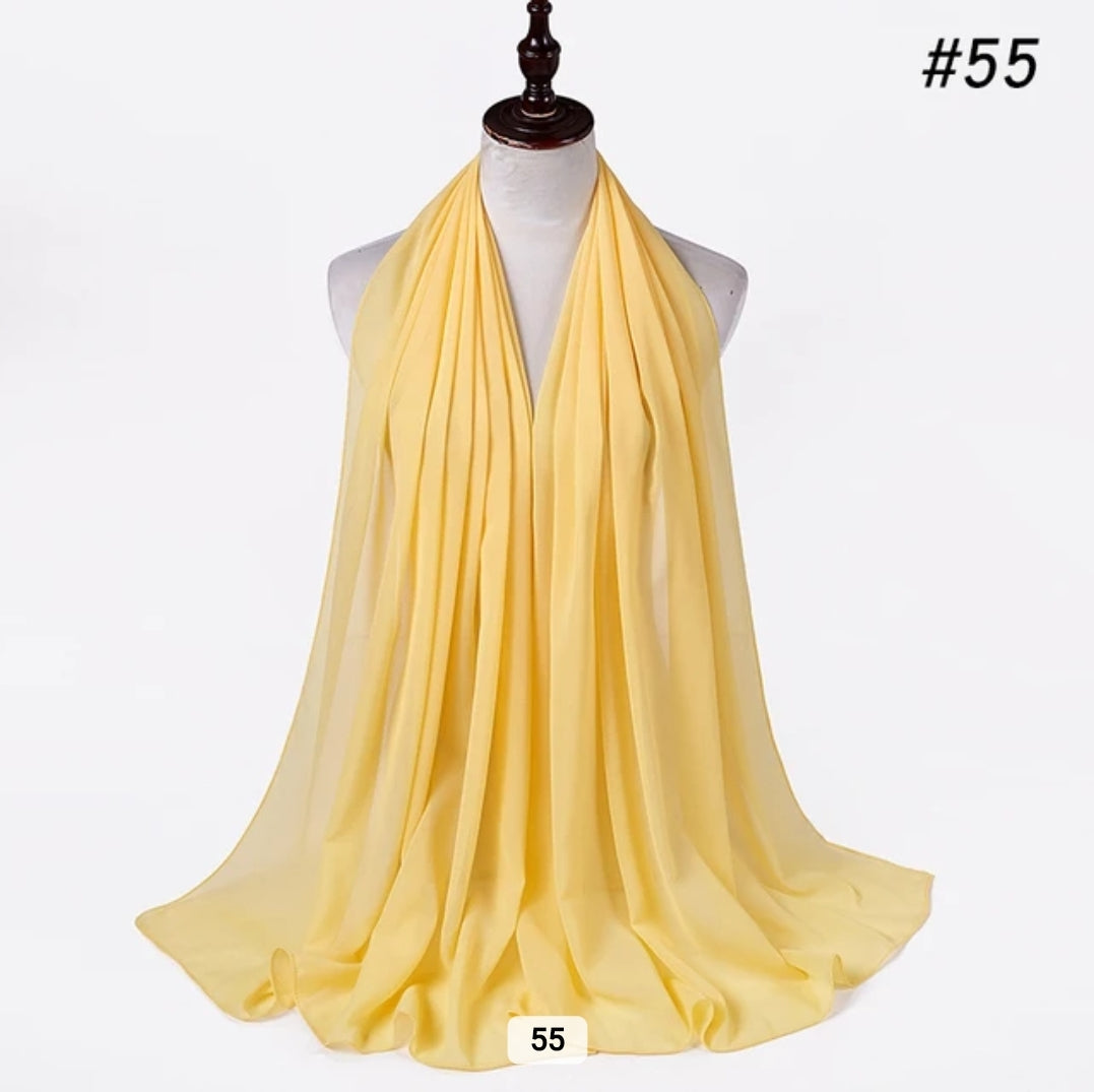 Premium chiffon hijab