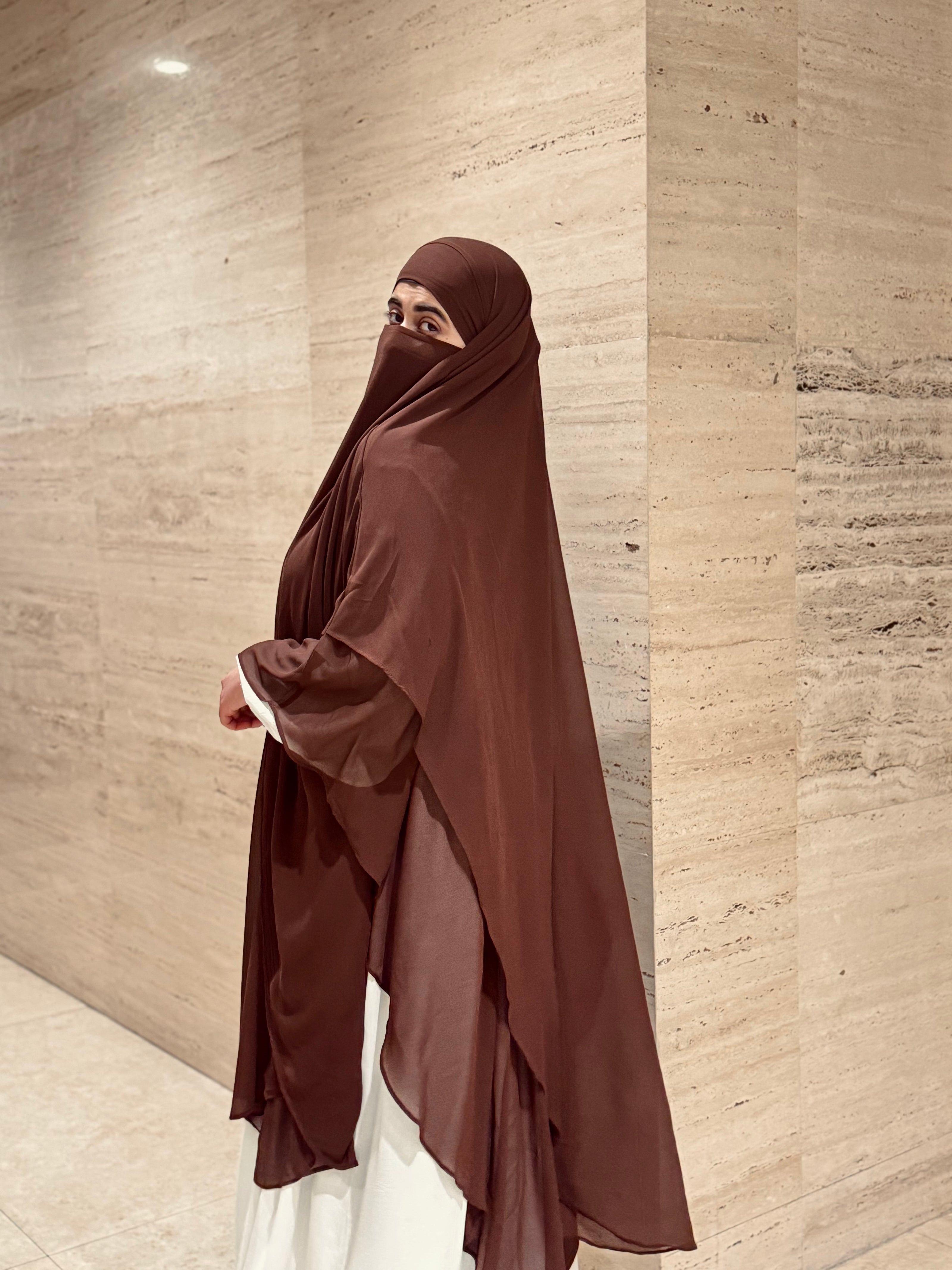 2 Layer Khimar Amara