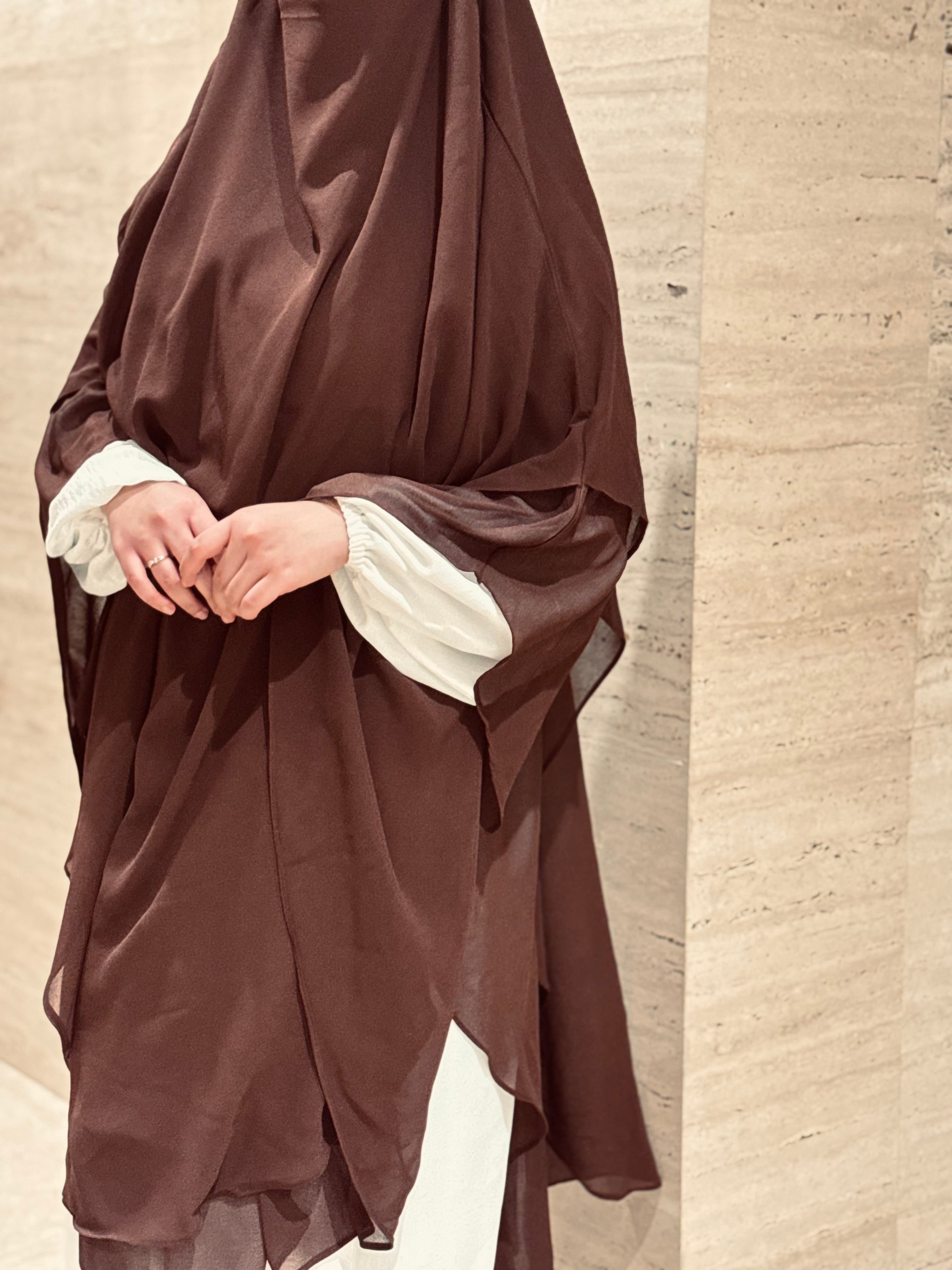 2 Layer Khimar Amara