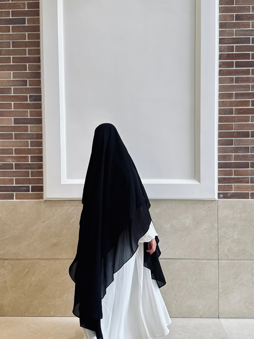 2 Layer Khimar Amara