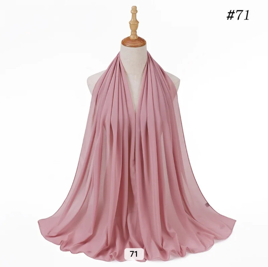 Premium chiffon hijab