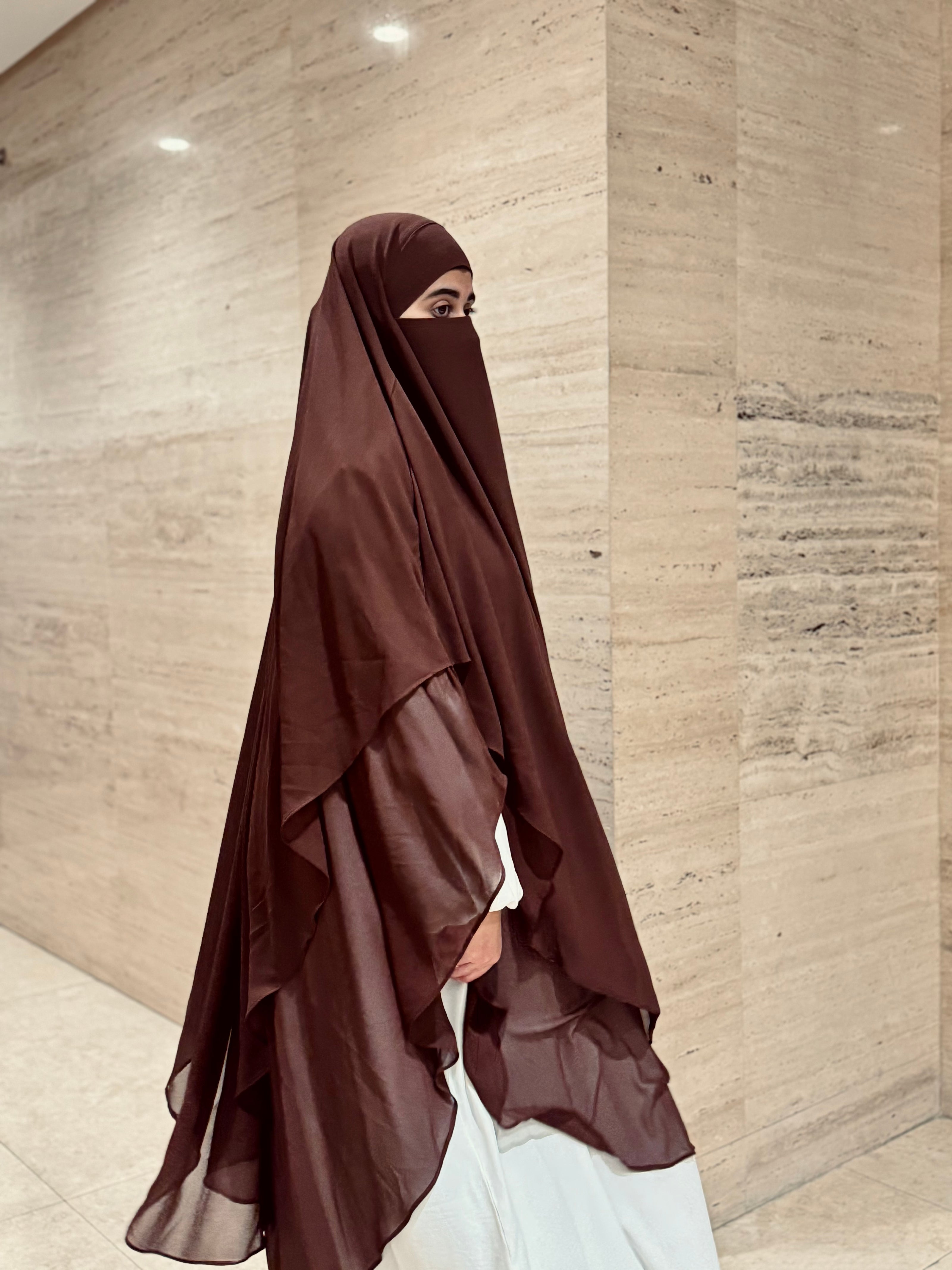 2 Layer Khimar Amara