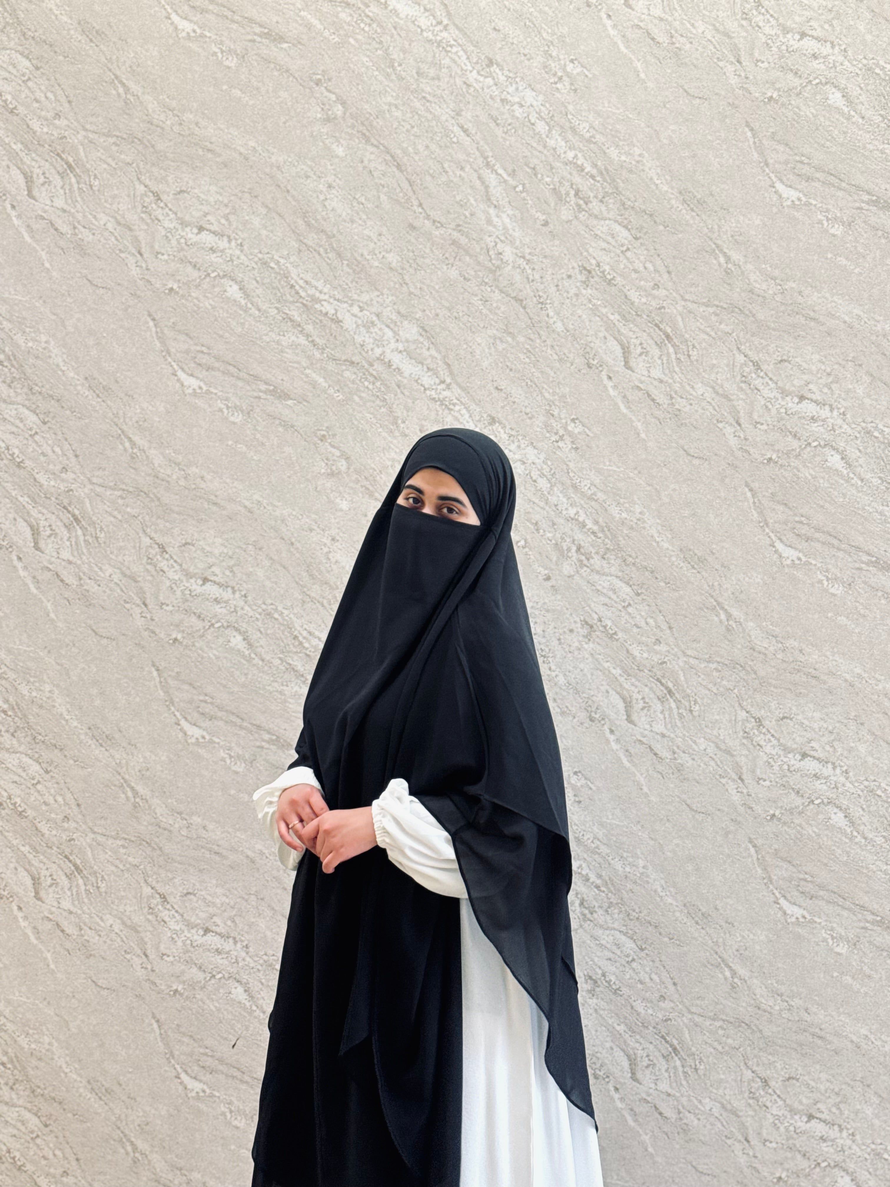 2 Layer Khimar Amara