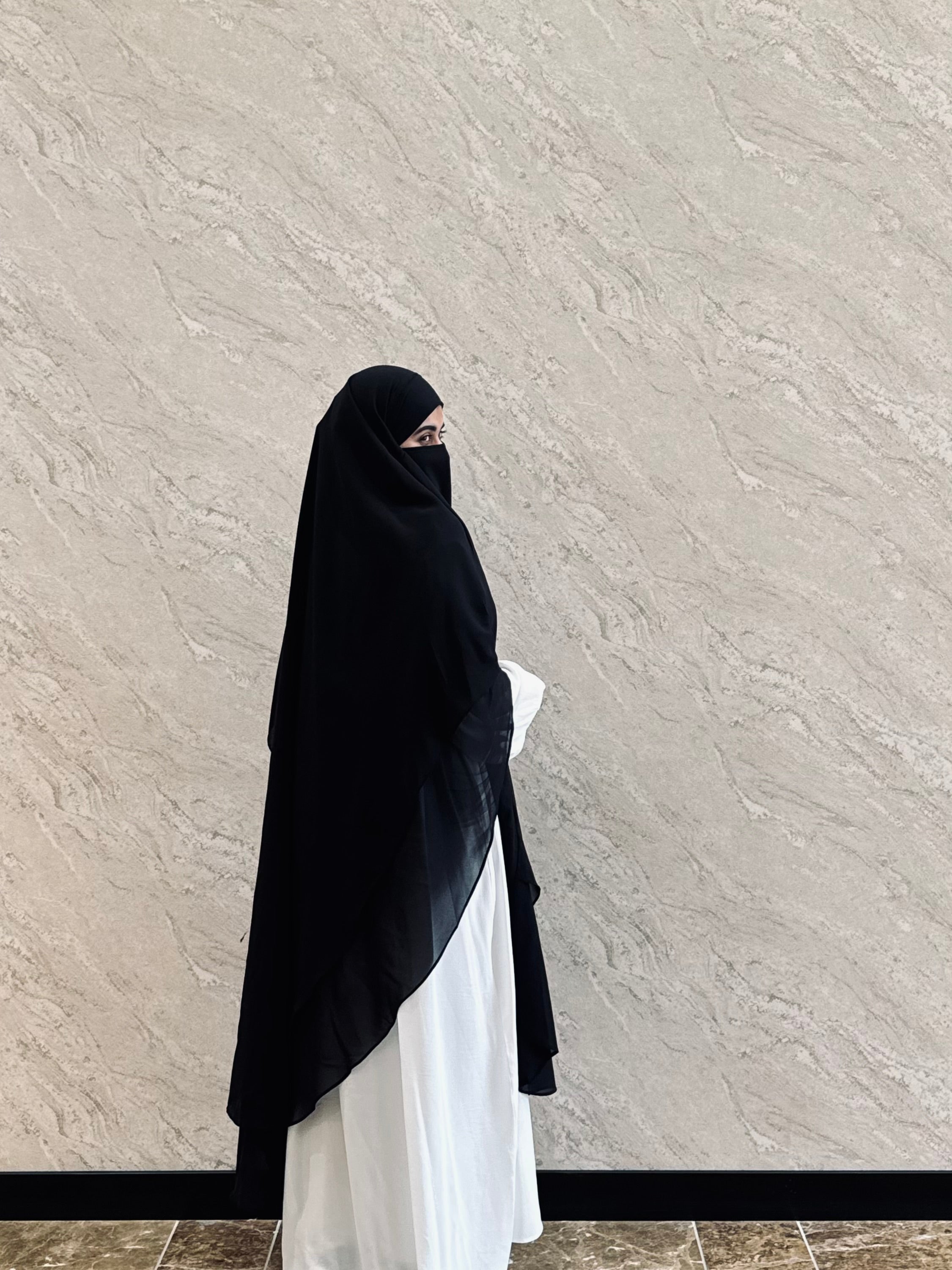 2 Layer Khimar Amara