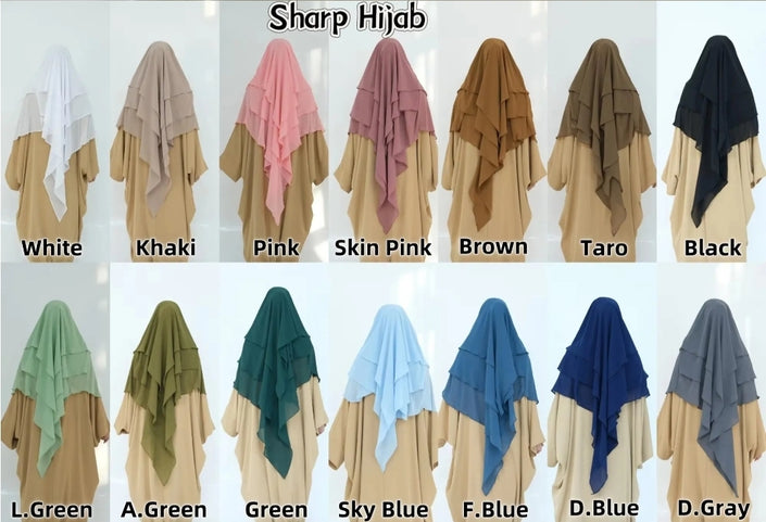 Khimar asra chiffon