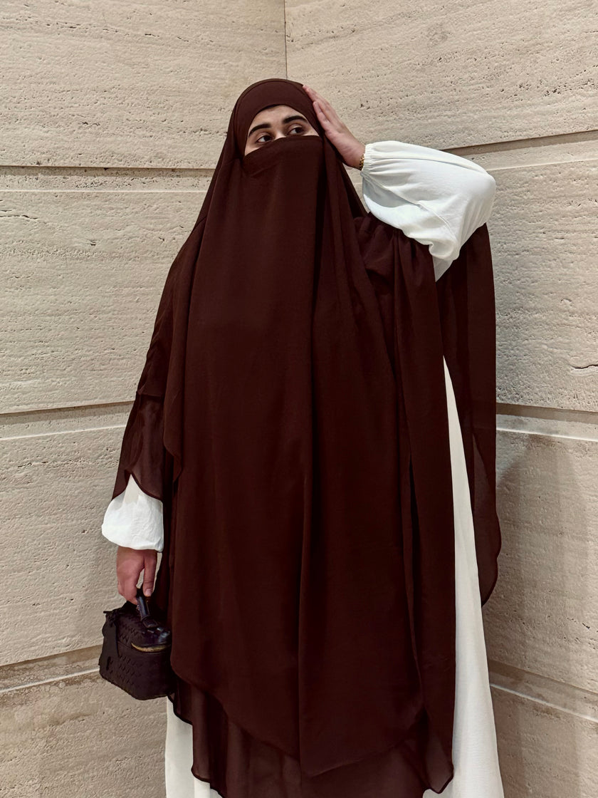 2 Layer Khimar Amara