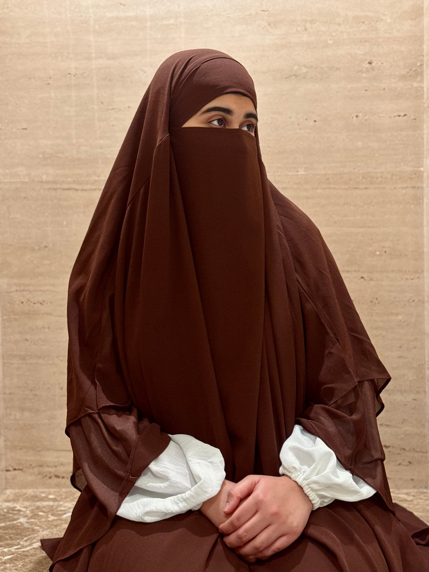 2 Layer Khimar Amara