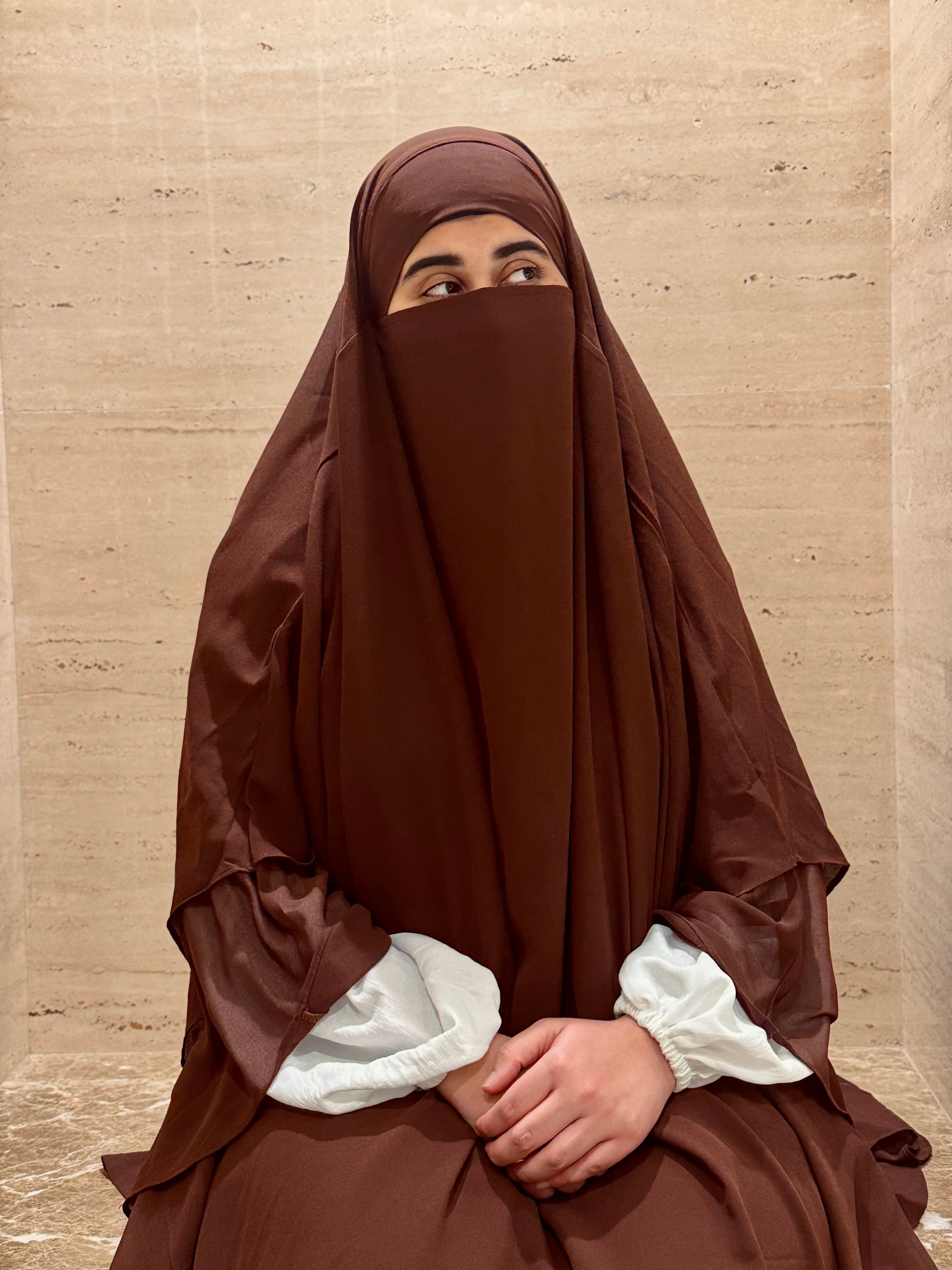 2 Layer Khimar Amara