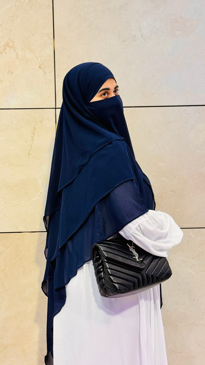 3 Layer Khimar Inaya