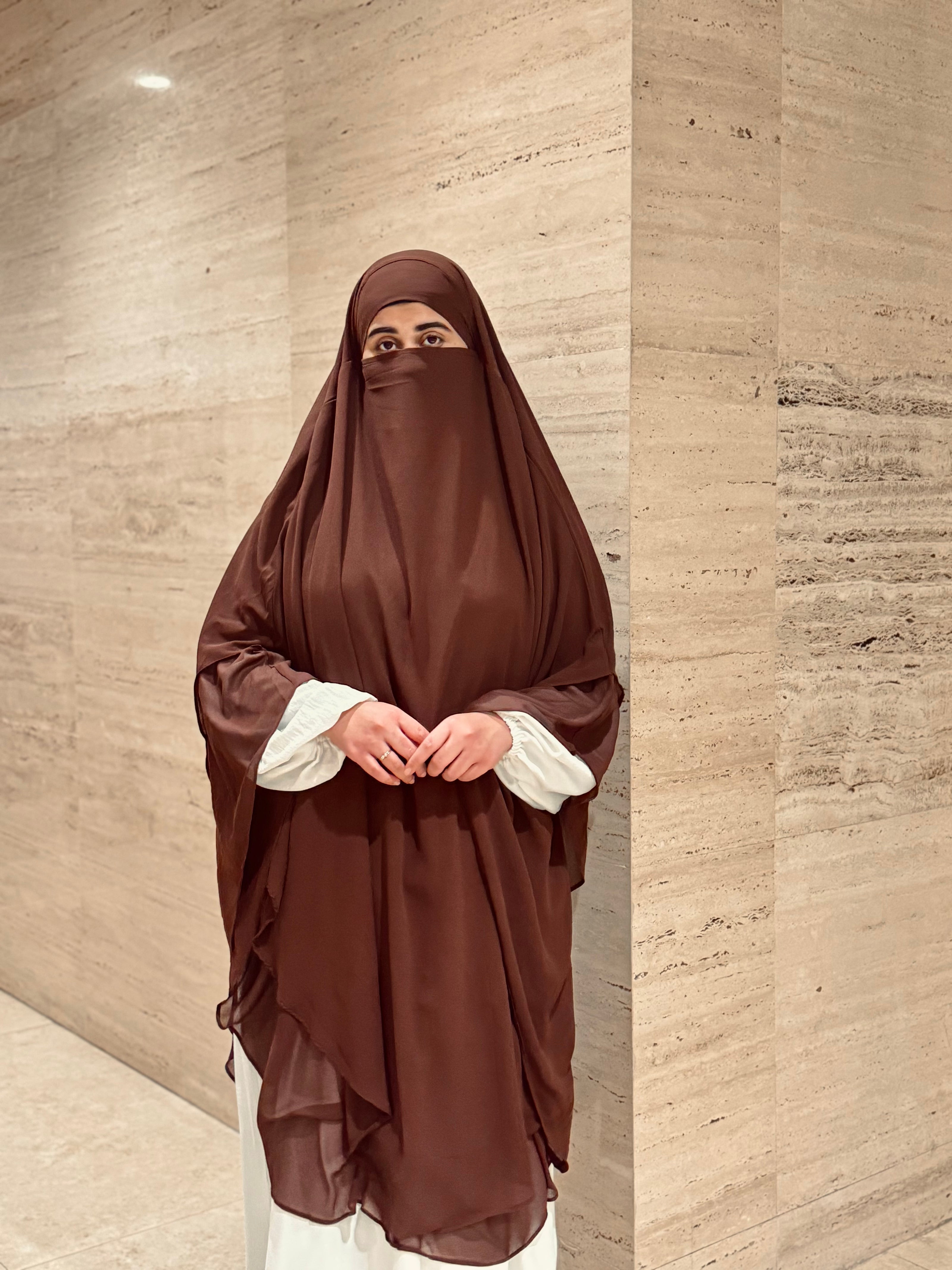 2 Layer Khimar Amara