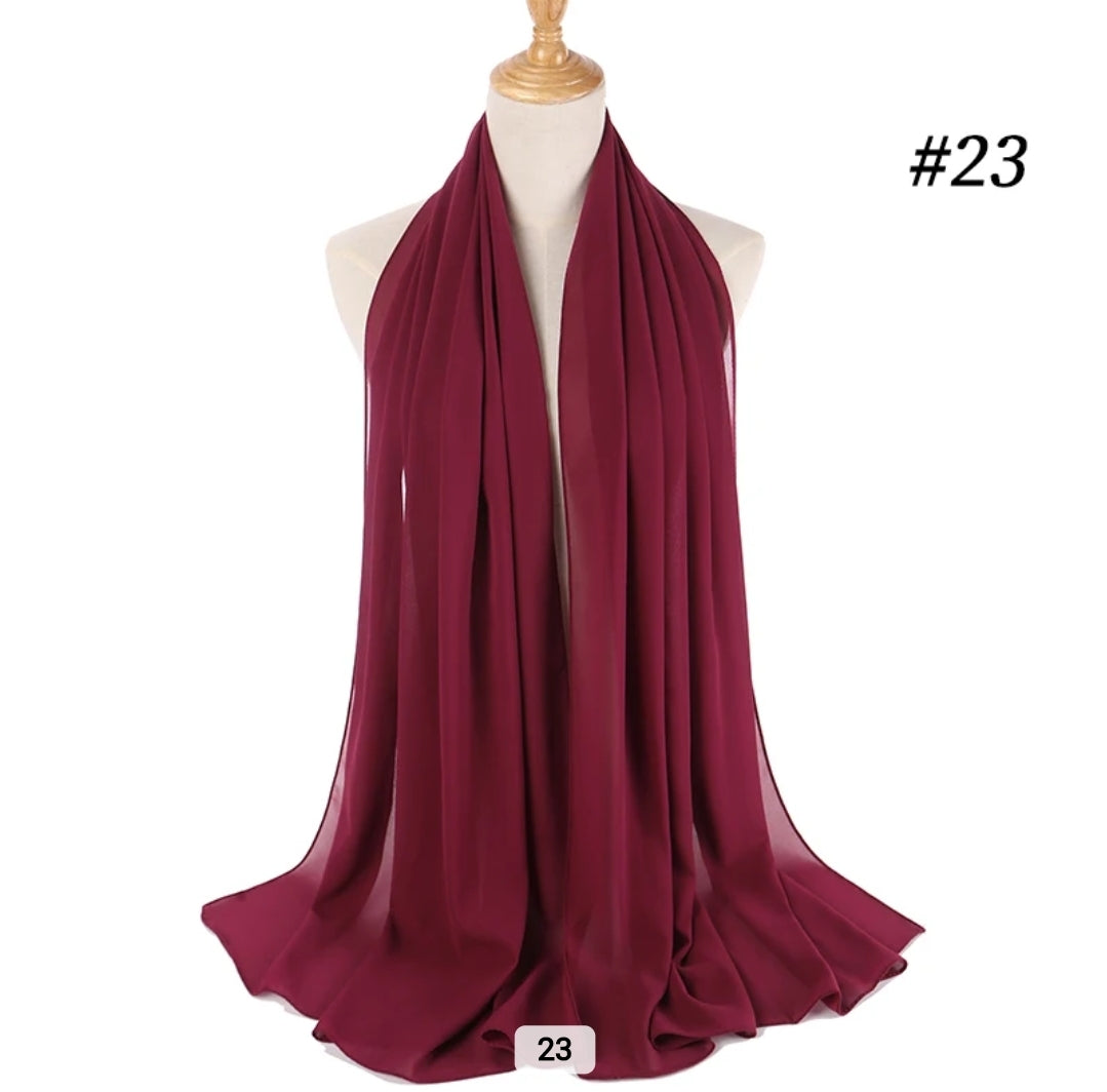 Premium chiffon hijab