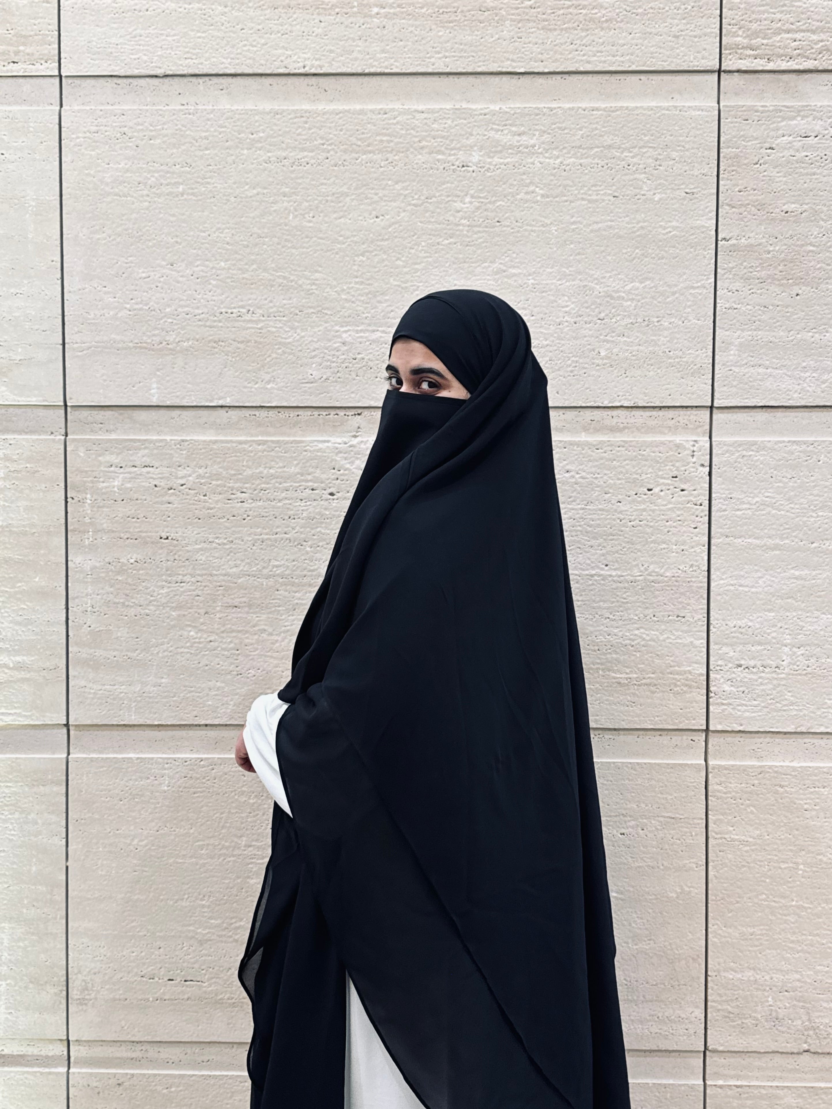 2 Layer Khimar Amara