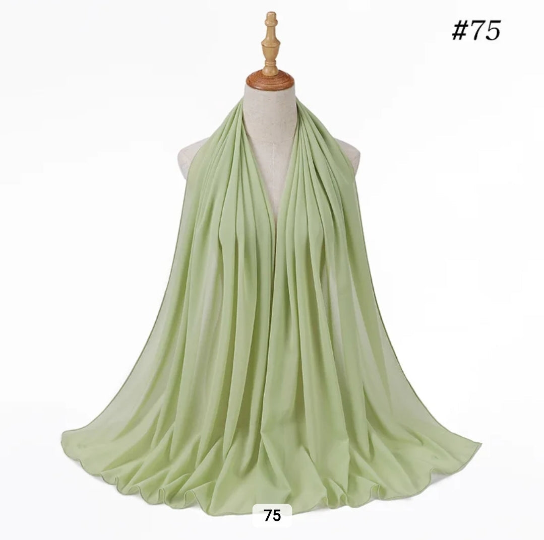 Premium chiffon hijab
